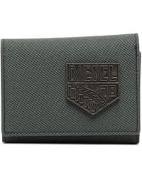 DIESEL - Tri-Fold Logo-Patch Wallet - Lyst