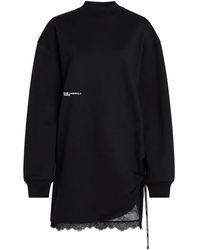 Karl Lagerfeld - Vestido con paneles de encaje - Lyst