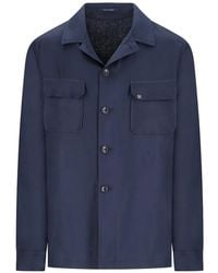 Tagliatore - Flap-Pocket Button-Up Shirt Jacket - Lyst