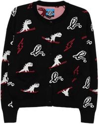 SPORT b. by agnès b. - Dino Christmas Sweater Cardigan - Lyst