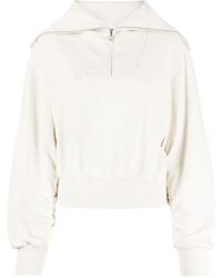Izzue - Felpa Con Mezza Zip - Lyst