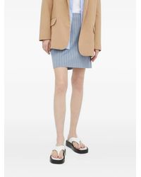 Gestuz - Mini-Rok Met Krijtstreep - Lyst
