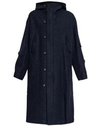 Yohji Yamamoto - Hooded Wool-Blend Coat - Lyst