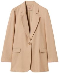 Twinset - Linen Blend Blazer - Lyst