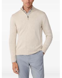 Hackett - Pull Brodé À Col Zippé - Lyst