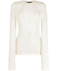 Marco Rambaldi - Heart-Motif Long-Sleeved Top - Lyst