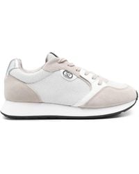 Liu Jo - Logo-Plaque Sneakers - Lyst