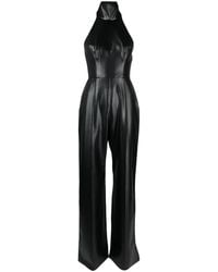 Alex Perry - Jumpsuit Van Imitatieleer - Lyst