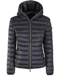Save The Duck - Alexis Hooded Quilted Jacket - Lyst