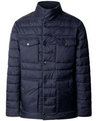 Hackett - Gesteppte Velospeed Jacke - Lyst