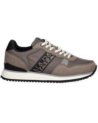 Napapijri - Cosmos Panelled Logo-Print Sneakers - Lyst