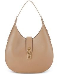 Elisabetta Franchi - Logo-Charm Shoulder Bag - Lyst