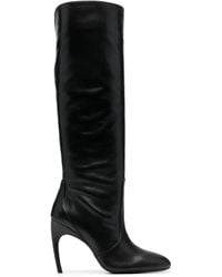 Stuart Weitzman - Luxecurve 100Mm Round-Toe Boots - Lyst