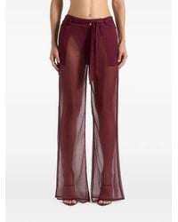 Manière De Voir - Sheer Belted Trousers - Lyst