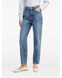Sisley - Pressed-Crease Five-Pocket Jeans - Lyst