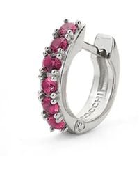 Emanuele Bicocchi - Logo-Engraved Hoop Earring - Lyst