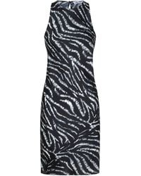 The Attico - Zebra-Print Mini Dress - Lyst