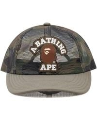 A Bathing Ape - Casquette 1St Camo College - Lyst