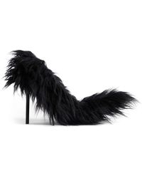 Balenciaga - Flex Fur 110mm Faux-fur Pumps - Lyst