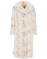Herno - Lynx-Effect Faux-Fur Coat - Lyst