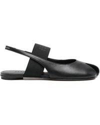 MM6 by Maison Margiela - Split-Toe Slingback Sandals - Lyst