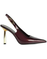 POTAMY - Pointed Buckle Leather Pumps - Lyst