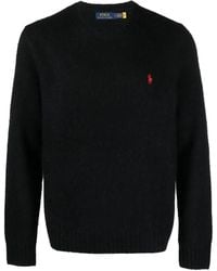 Polo Ralph Lauren - Polo Pony-Embroidered Knitted Jumper - Lyst