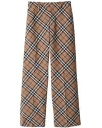 Burberry - チェック テーラードパンツ - Lyst