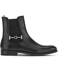 Ferragamo - Gancini Chelsea Boots - Lyst