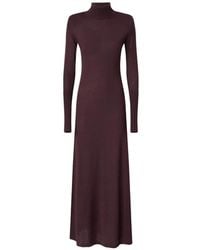 Pinko - Turtleneck Maxi Dress - Lyst