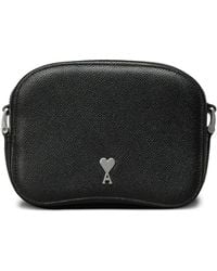 Ami Paris - Kuriertasche Mit Ami De Coeur-Schild - Lyst