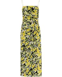 Adam Lippes - Floral-print Midi Dress - Lyst