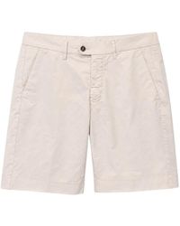 Mason's - Logo-Embroidered Flap-Pocket Shorts - Lyst