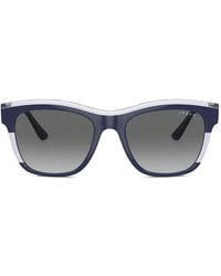 Vogue Eyewear - Vo5557S Zonnebril Met Rechthoekig Montuur En Glitters - Lyst
