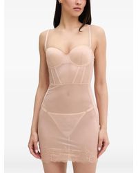Guess - Lace-Trim Slip Dress - Lyst