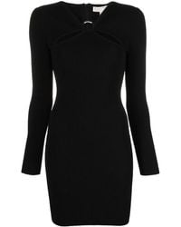 MICHAEL Michael Kors - Vestido corto de canalé - Lyst