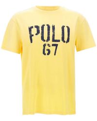 Polo Ralph Lauren - Logo-Print Cotton T-Shirt - Lyst