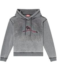 DIESEL - F-Normy Graphic Hooded Hoodie - Lyst