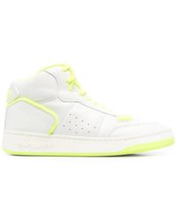 Saint Laurent - Two-Tone High-Top Sneakers - Lyst