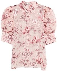 Alice + Olivia - Printed Scrunched Top - Lyst