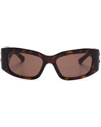 Balenciaga - Rectangle-Frame Sunglasses - Lyst