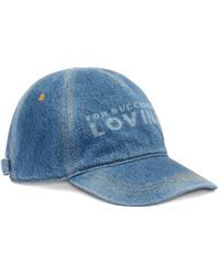 DIESEL - X Tinder Bleach-Wash Logo-Print Cap - Lyst