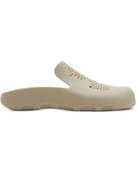 Burberry - Stingray Perforated Clogs - Lyst