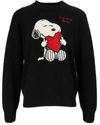 MC2 Saint Barth - Tessa-Snoopy Heart Embellished Sweater - Lyst