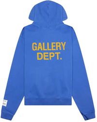 GALLERY DEPT. 国内送 90s ロゴフーディー イエロー GALLERY DEPT. 90's Oversized Logo-Print Cotton-Jersey Hoodie