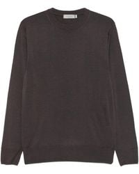 Canali - Crew-Neck Wool Sweater - Lyst
