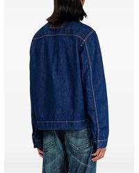 メンズ DIESEL D-marge-s デニムジャケット ブラック | Lyst