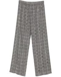 Ermanno Scervino - Checked Trousers - Lyst