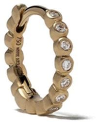 We by WHITEbIRD - 18Kt Diamond Estelle Hoop Single Earring - Lyst