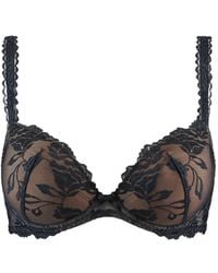 Aubade - Softessence Embroidered Push-Up Bra - Lyst
